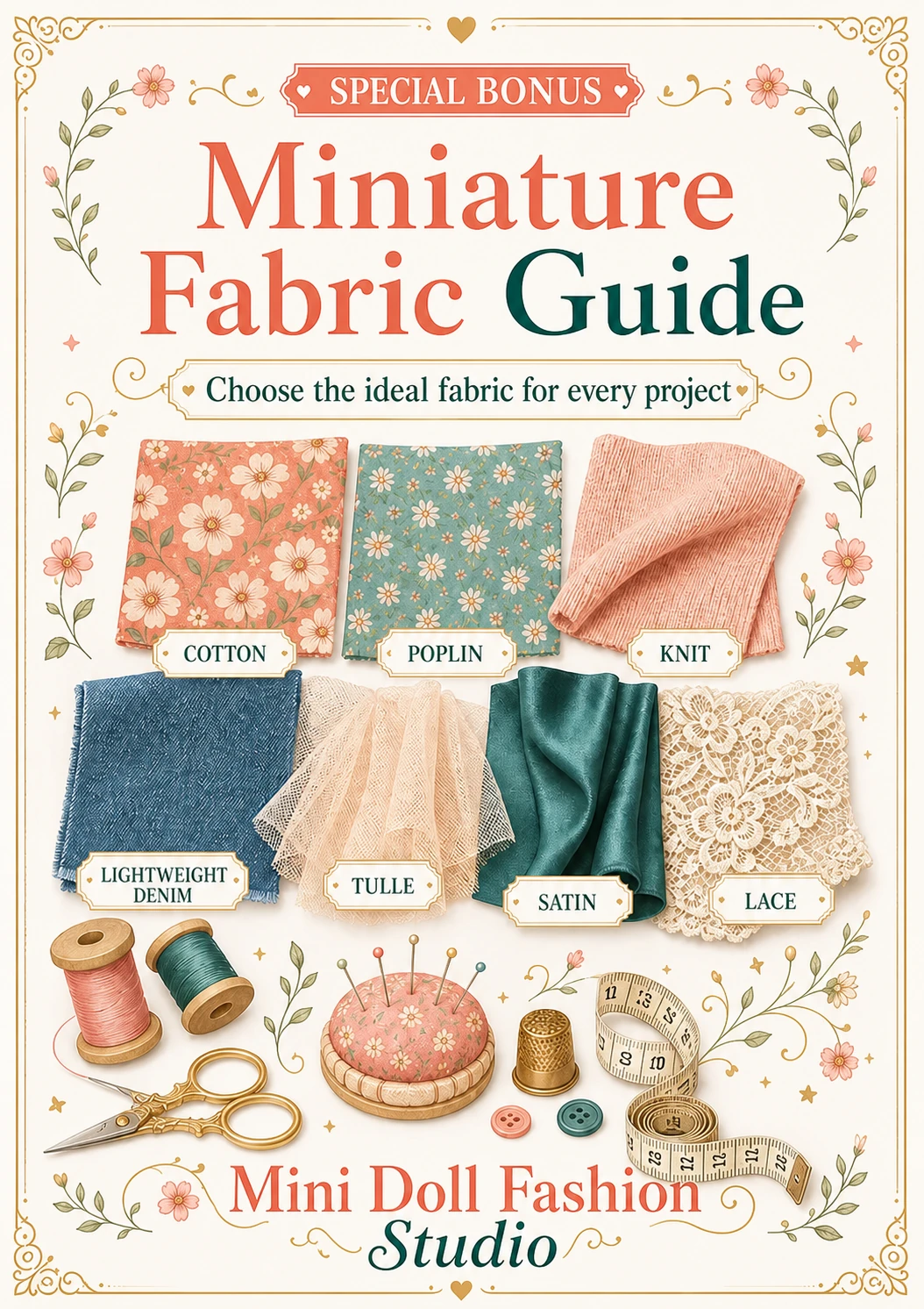 Miniature Clothing Fabric Guide