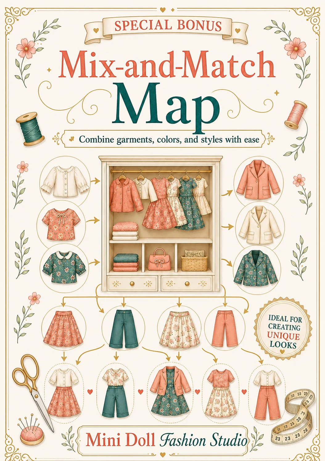 Doll Fashion Mix-and-Match Map